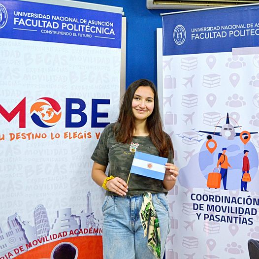 Estudiante de la Universidad del Nordeste (Argentina) realiza movilidad en la UNA