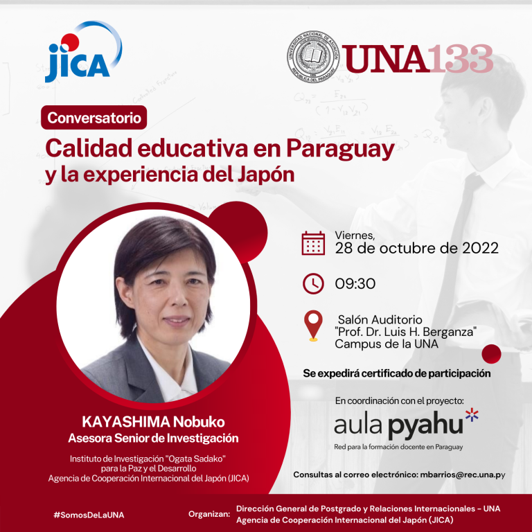 Conversatorio “Calidad educativa en Paraguay y la experiencia del Japón”