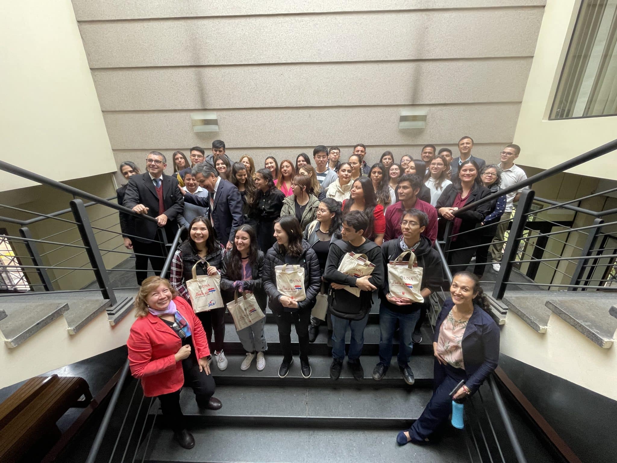 La UNA recibe a 37 estudiantes internacionales en el marco de movilidad ...