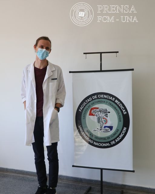 Estudiante de Medicina de la Universidad de Stellenbosch, Sudáfrica inició su pasantía en la FCM-UNA