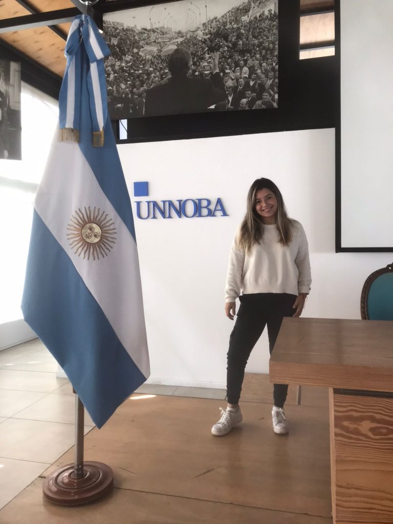 Estudiante de la FCA realiza movilidad académica en la UNNOBA – Argentina.