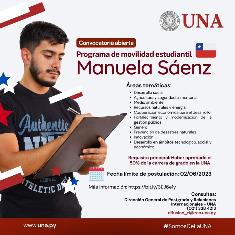 Convocatoria abierta | Programa de movilidad estudiantil Manuela Sáenz