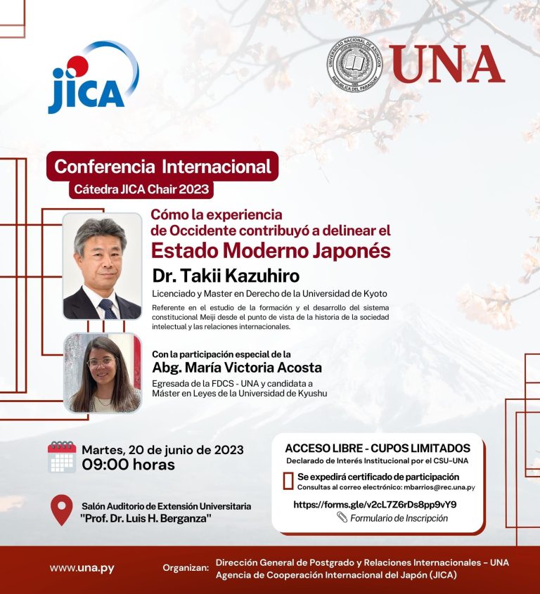 Conferencia  Internacional «Cómo la experiencia de Occidente contribuyó a delinear el Estado Moderno Japonés»