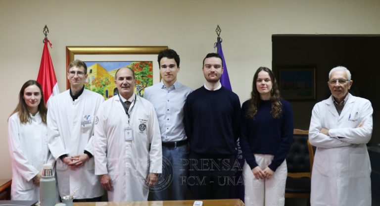 Estudiantes de medicina de Bélgica y Alemania realizan pasantía en el Hospital de Clínicas.